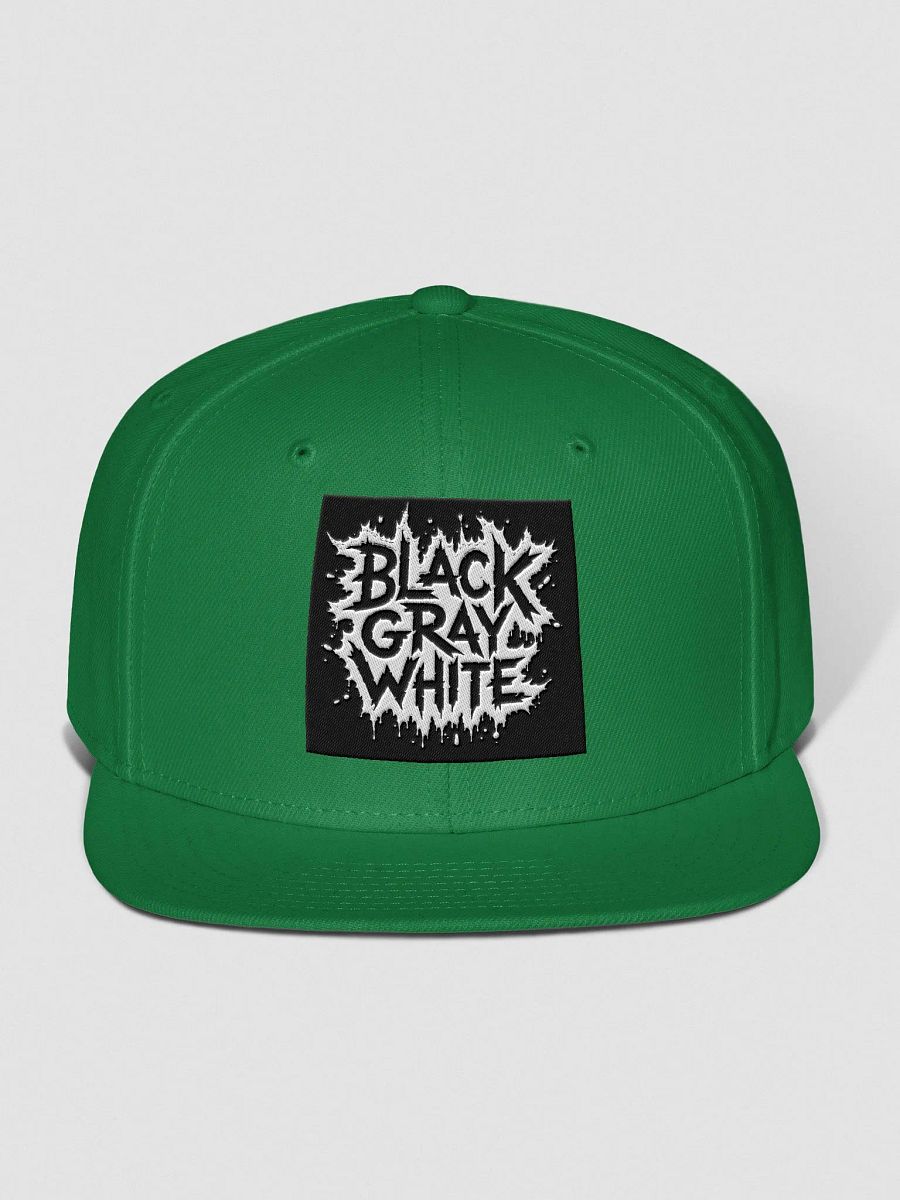Spiky Monochrome Snapback Cap product image (2)