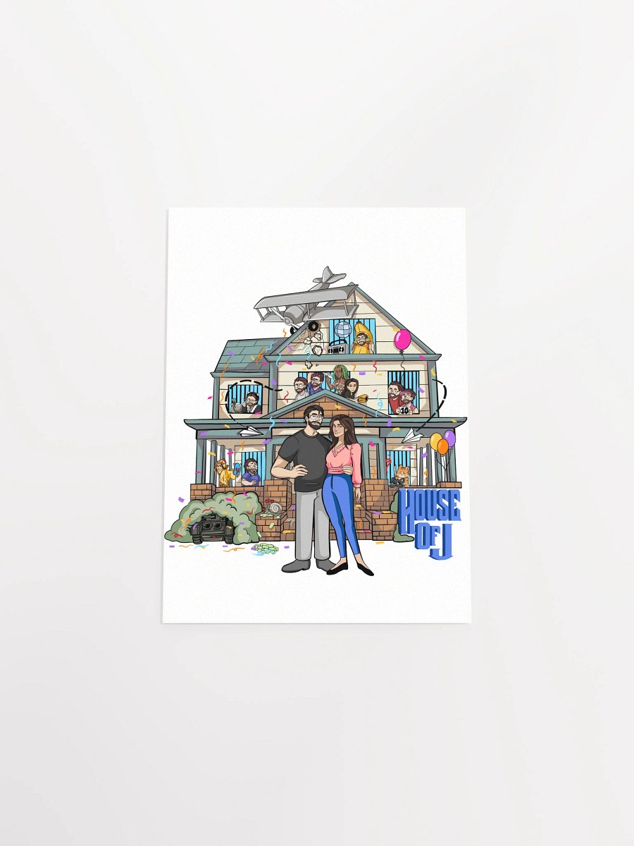 "Full House of J" Poster (Light) product image (21)