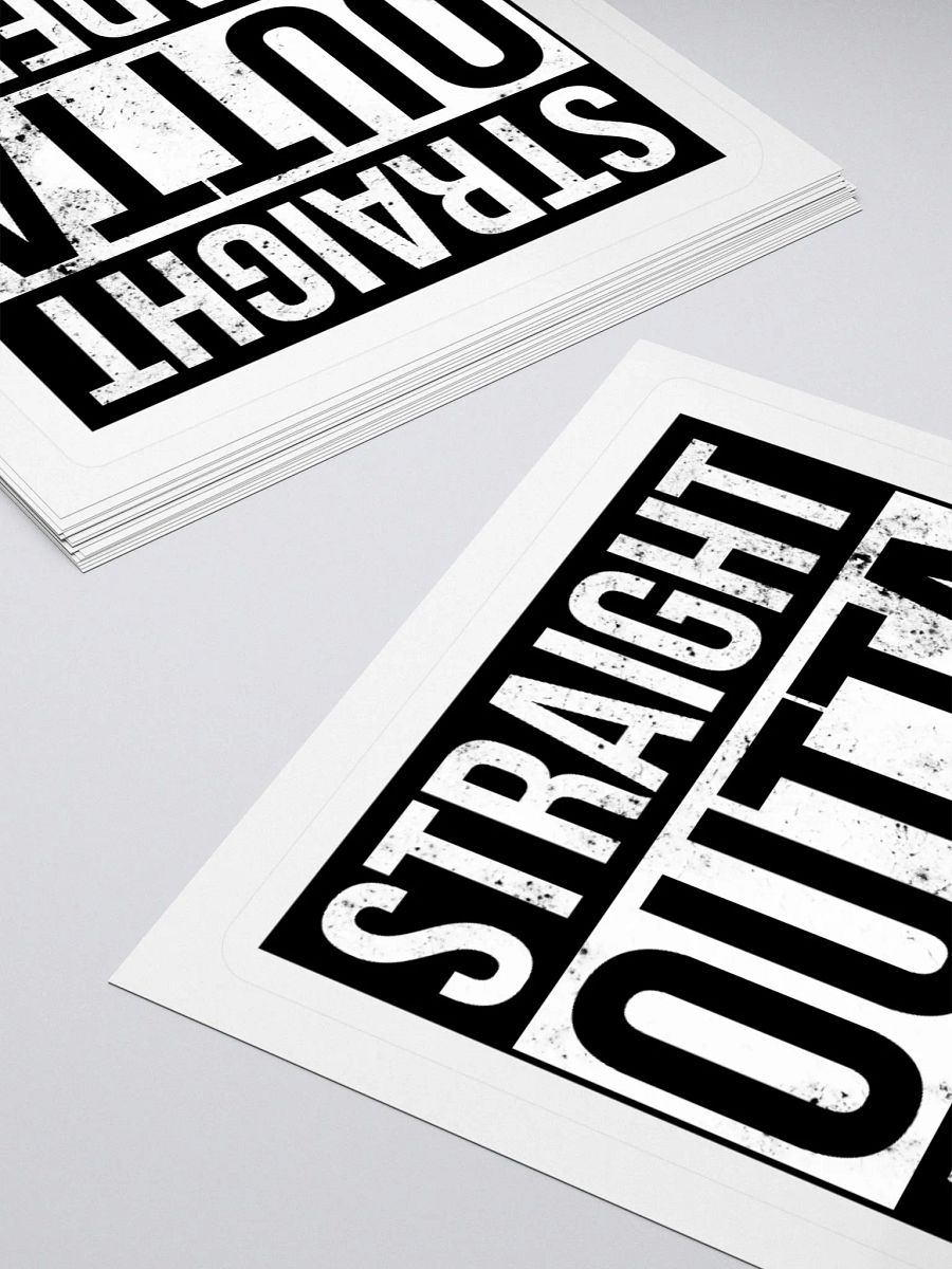 Straight Outta Academy Kiss Cut Stickers product image (12)