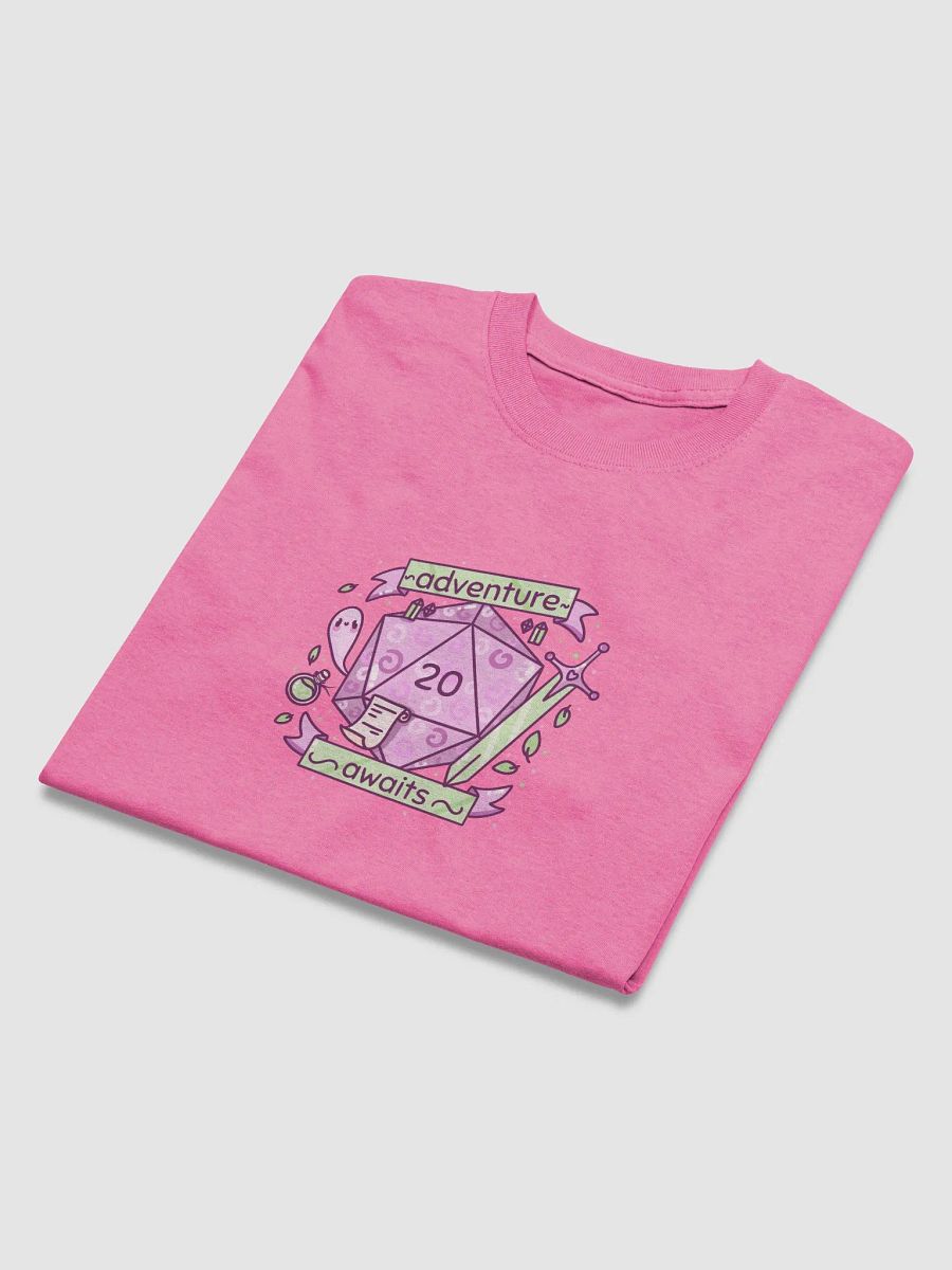 Adventure Awaits D&D Pink T-Shirt product image (3)