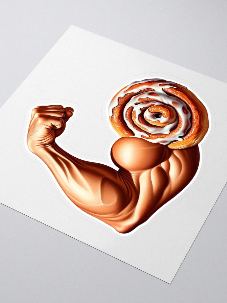 Cinnamon Roll Swole Sticker product image (3)