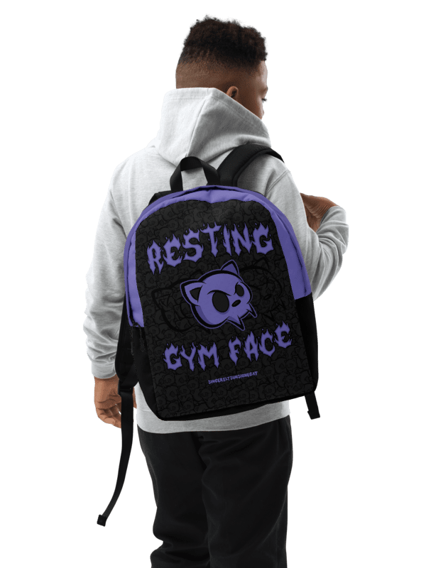 Resting Gym Face Backpack product image (6)