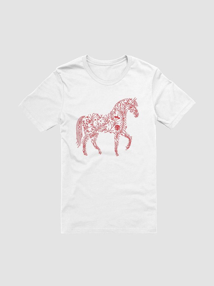 BELLA + CANVAS 3001 Floral Equine Elegance T-Shirt product image (41)