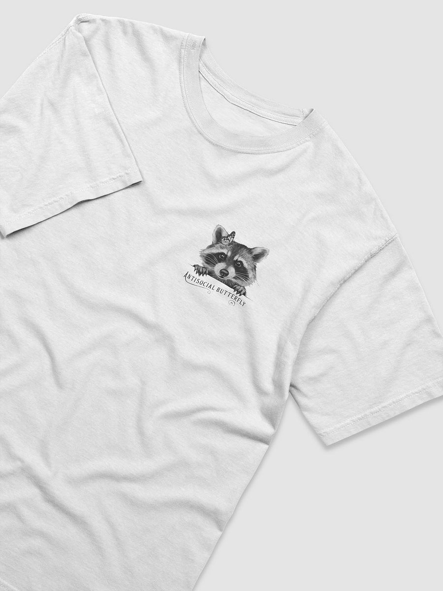 Raccoon Antisocial Butterfly T-Shirt product image (3)