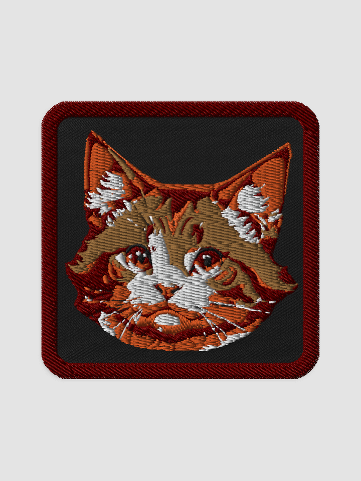 Eevee Face Embroidered Patch - Square 3″×3″ product image (1)
