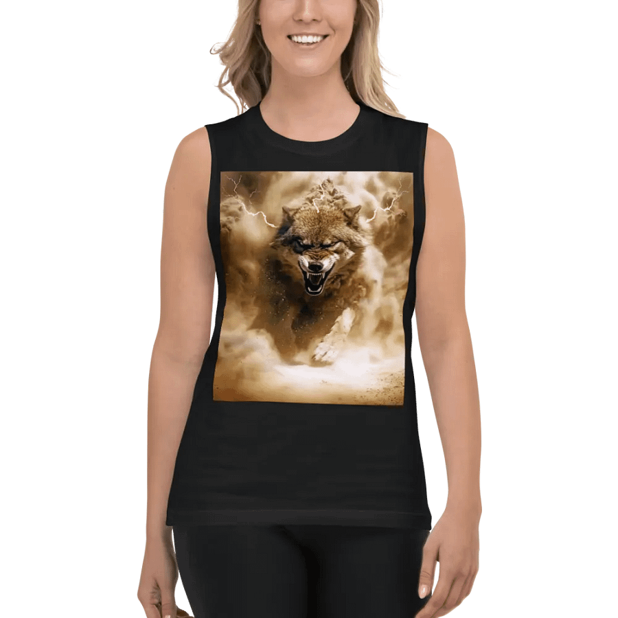 Thunderous Storm Wolf Muscle Top product image (4)