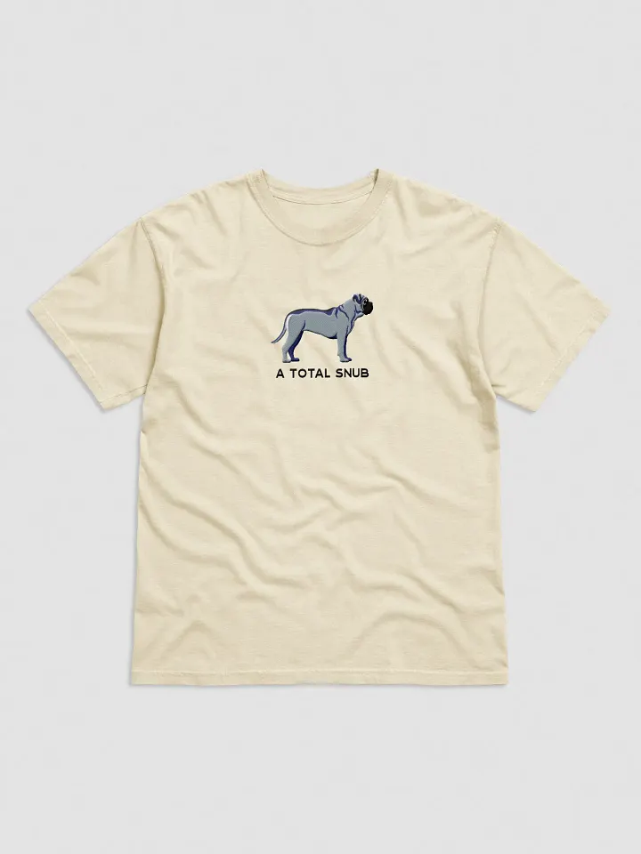 A Total Snub T-Shirt(Embroidered) of an English Mastiff(Blue) product image (41)