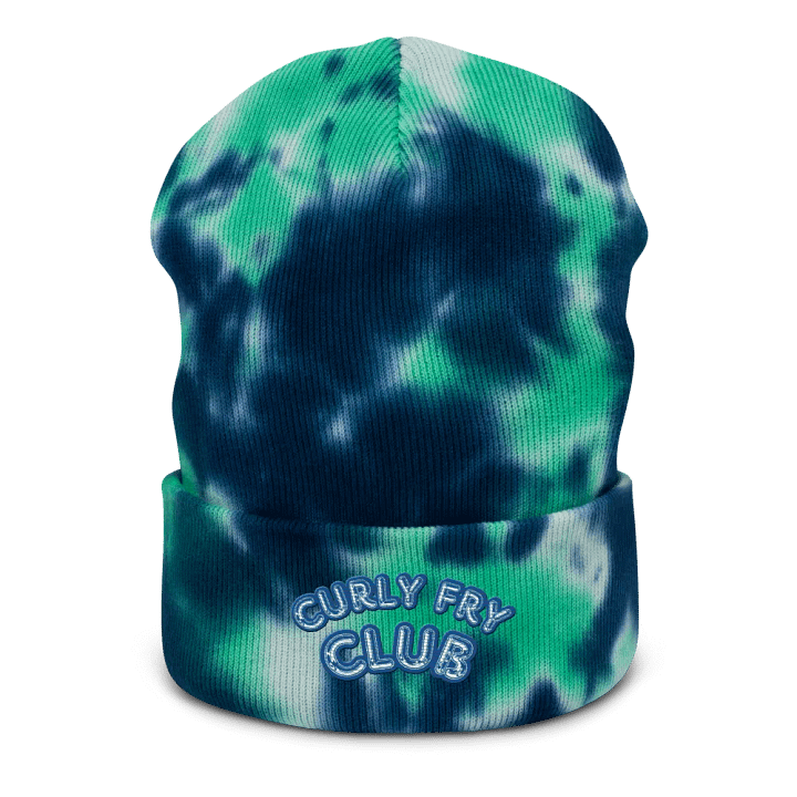 CURLY FRY CLUB tie-dye beanie product image (1)