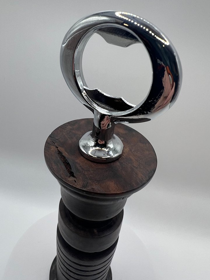 Hand-Turned Star Wars Inspired Black Walnut Burl Bottle Opener product image (1)