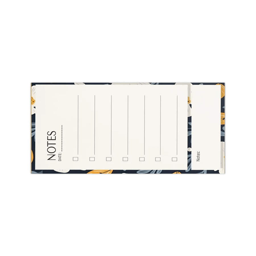 Floral Checklist Notepad product image (1)