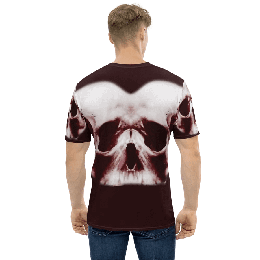 Symmetrical Skull Fusion | All-Over Print Crew Neck T-Shirt product image (2)