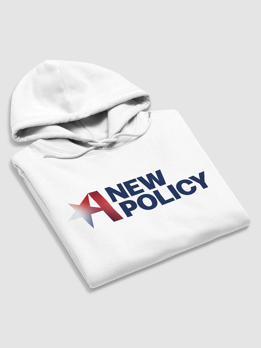 A New Policy Unisex Pullover Hoodie - White product image (5)