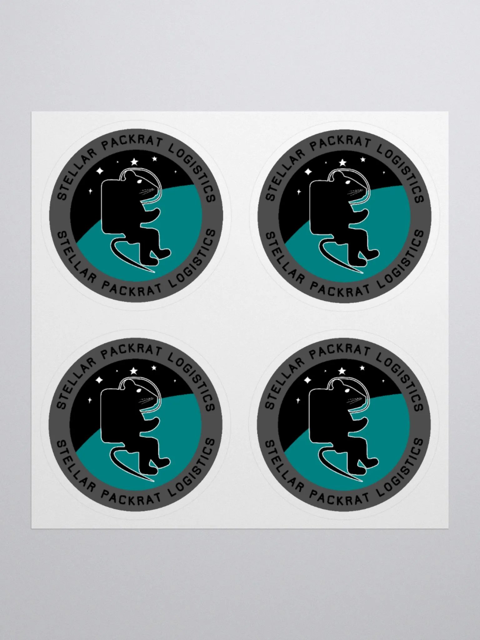 Stellar Packrat Logistics x 4 stickers product image (2)