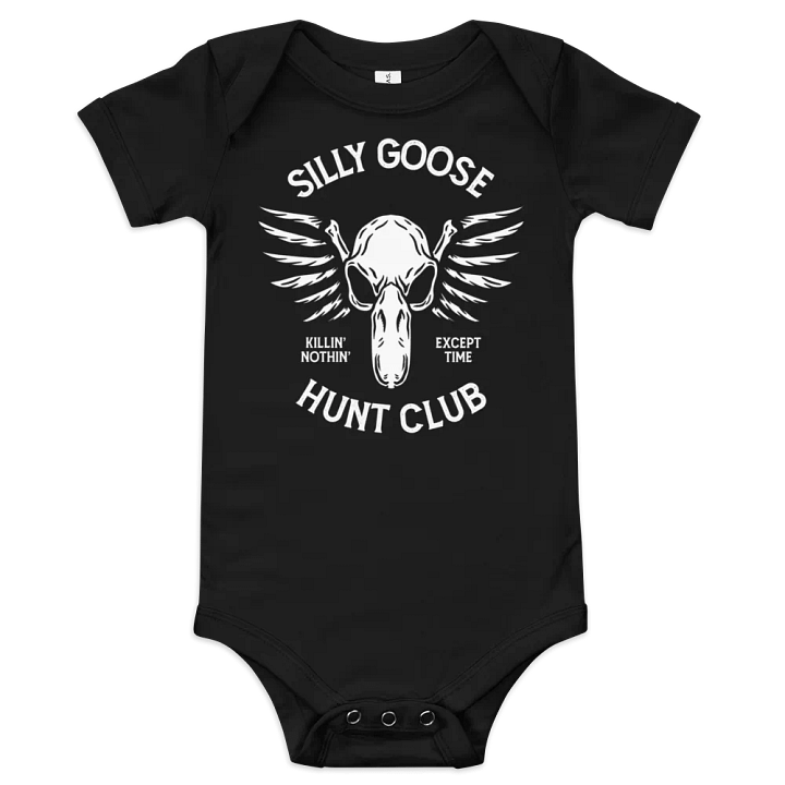 Silly Goose Hunt Club | Onesie | Black product image (1)