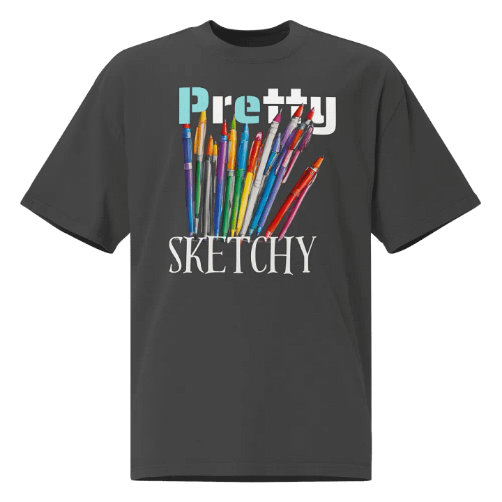 Pretty sketchy unisex T-shirt product image (1)