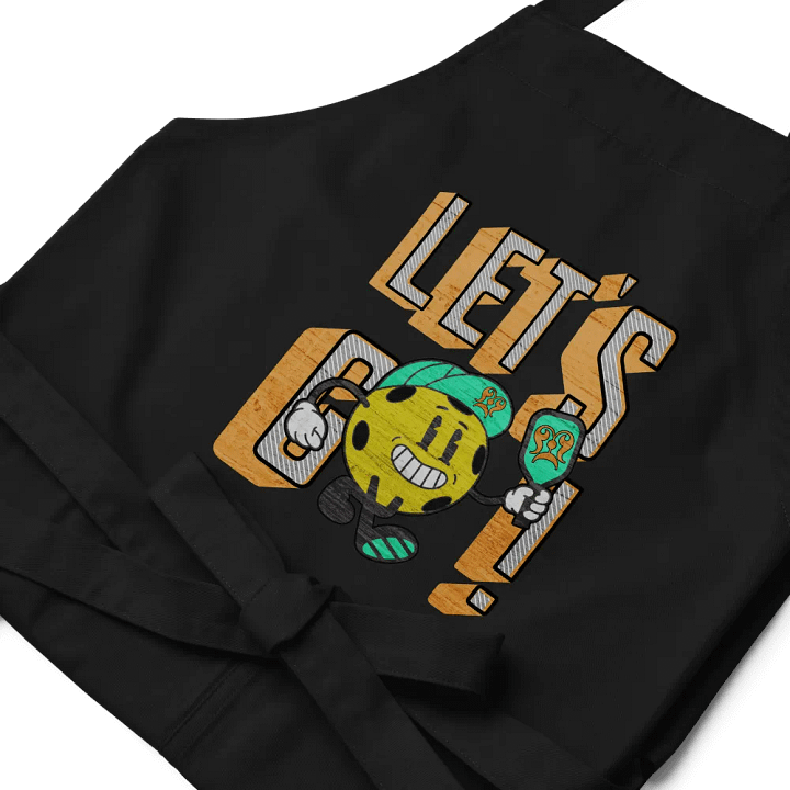 Lets Go Pickleball Mascot Adventure Time Organic Cotton Apron product image (2)