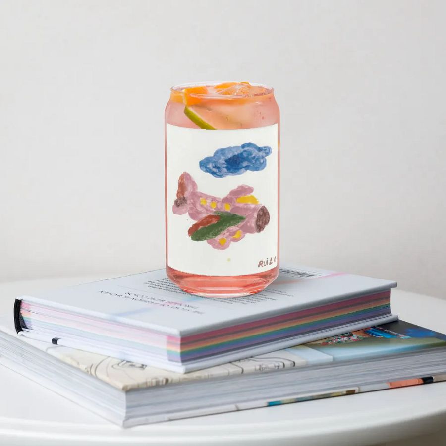 Kid Airplane (Can-Shaped Glass) product image (34)