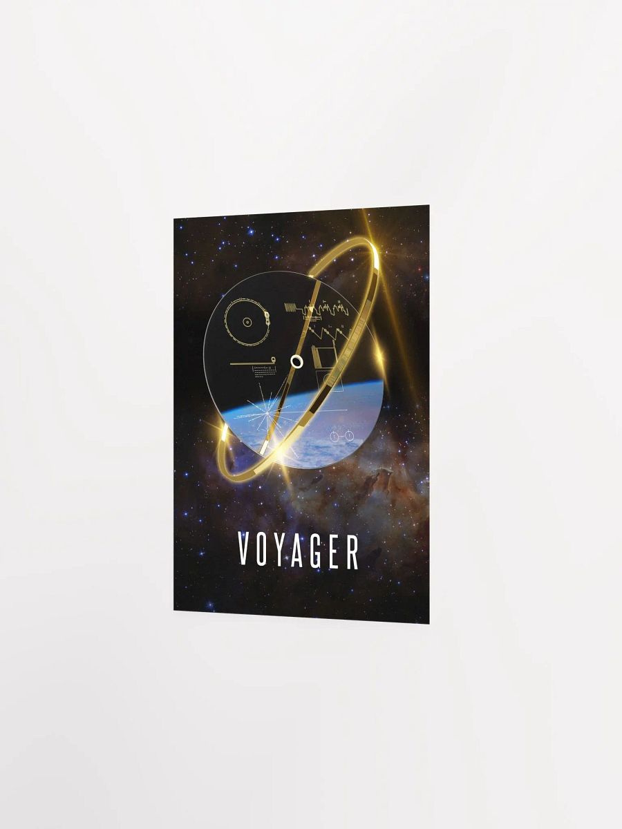 Voyager 1 Golden Record, 3D — space poster, science print product image (10)