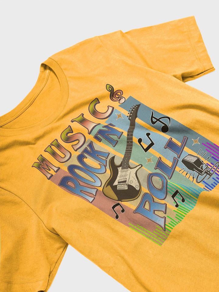 Music Rock N Roll Guitar Vibes Tee product image (2)