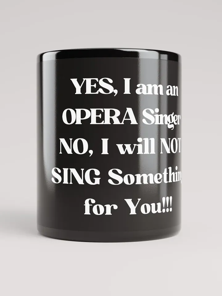 Black Glossy Mug - 