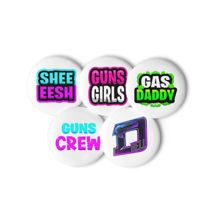 GunsCrew Assorted Button Pins product image (11)