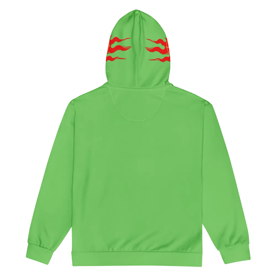 light green -Red Dragon 5 Zip Hoodie product image (2)
