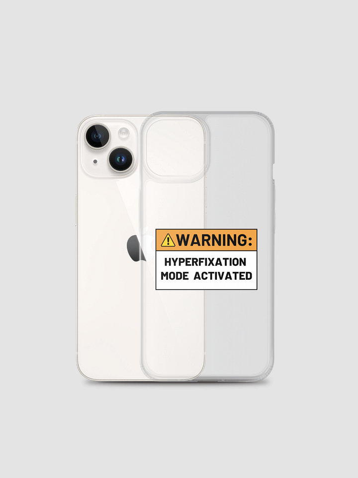 HYPERFIXATION MODE Clear Case for iPhone® product image (2)