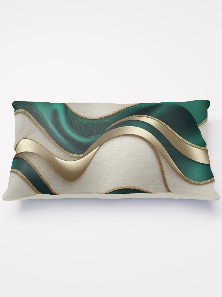 Emerald Luxe Wave Pillow product image (1)