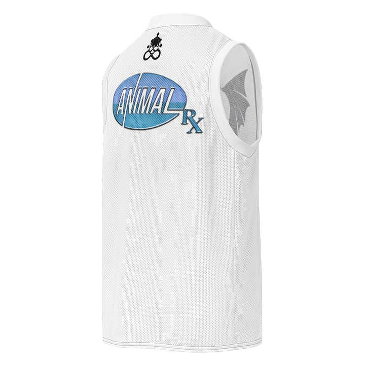 ANIMAL RX Basketball Jersey (White) product image (2)