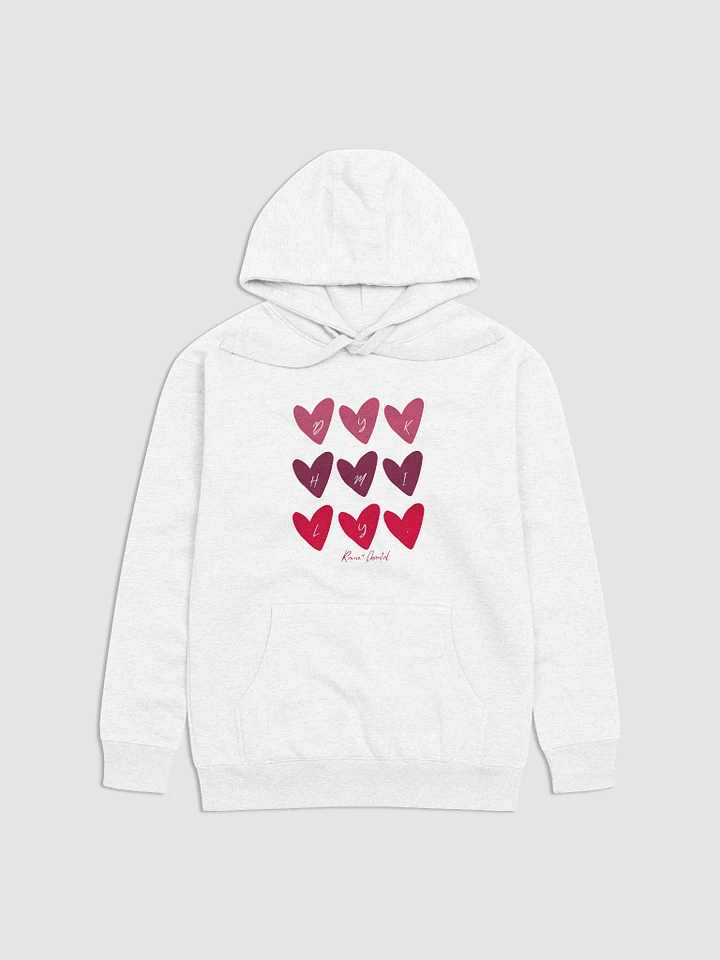 VDAY DYKHMILY HEARTS HOODIE product image (1)