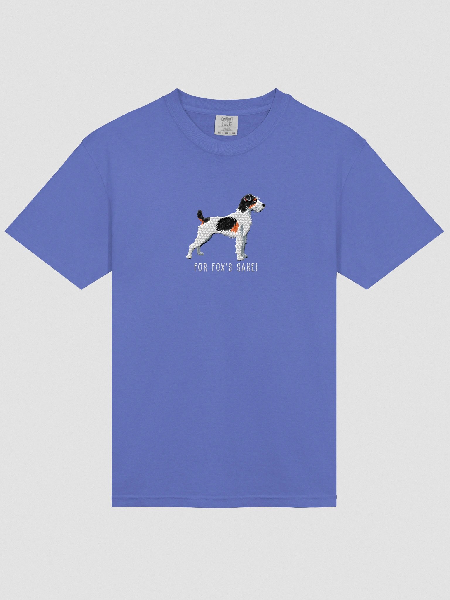 For Fox's Sake! T-Shirt(Embroidered) of a Parson Russell Terrier(Tricolor) product image (6)