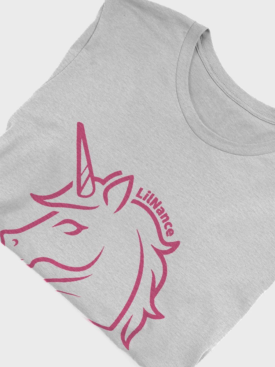 Magenta Unicorn Line Art T-Shirt product image (9)