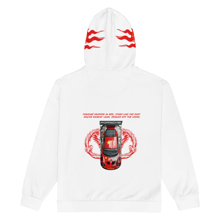 Red Dragon 5 Zip Hoodie product image (2)