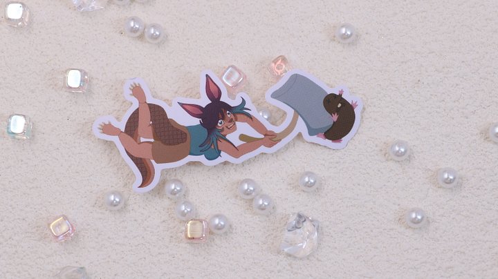 ★STARS★ Skadi Personal Drawn Art Sticker product image (2)