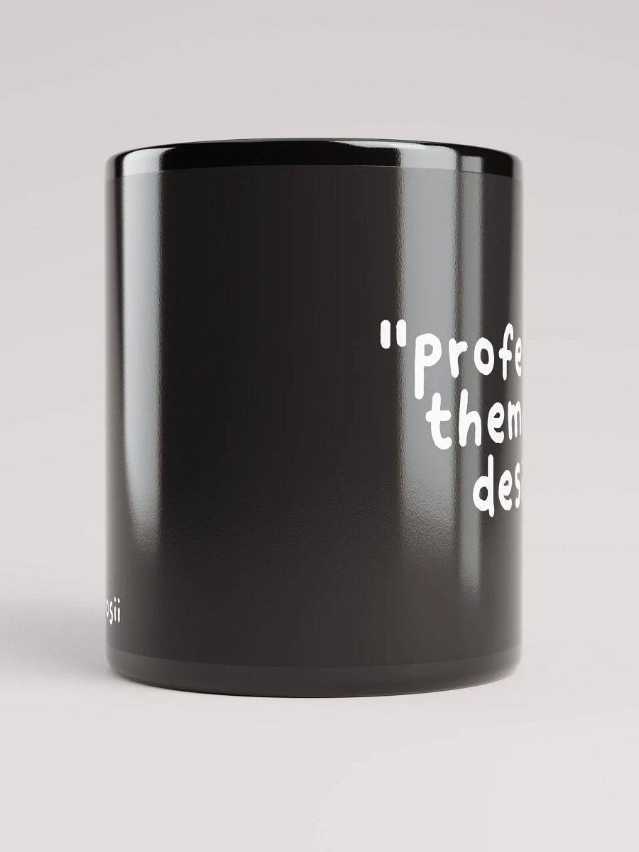 "Professional" Theme Park Designer Black Mug product image (5)