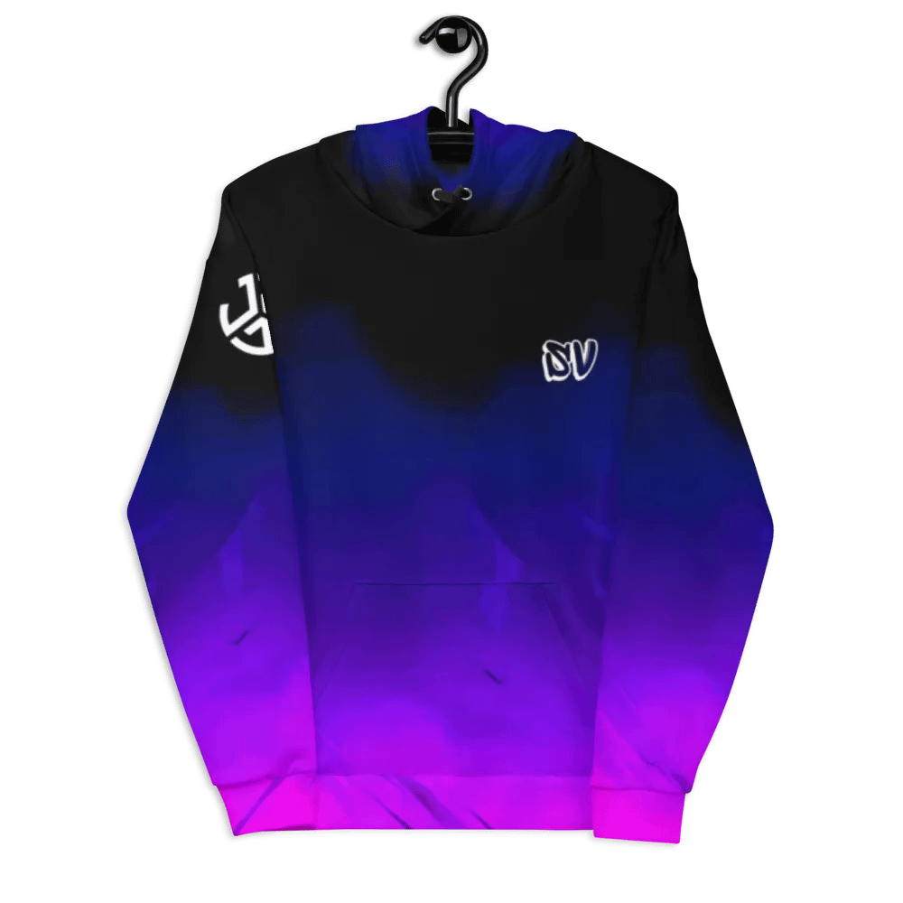 STRAIGHT VIBIN TROLLDAMORT TOJI WORM JJK NEON COLOR FADE HOODIE product image (7)