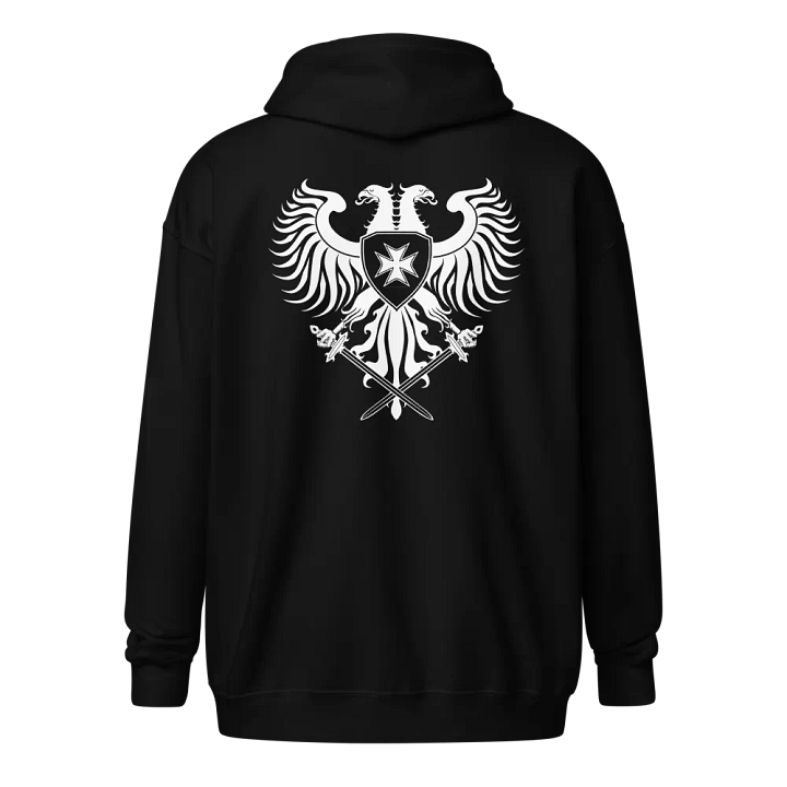 Defraktor Logo & Eagle Zip Hoodie product image (1)