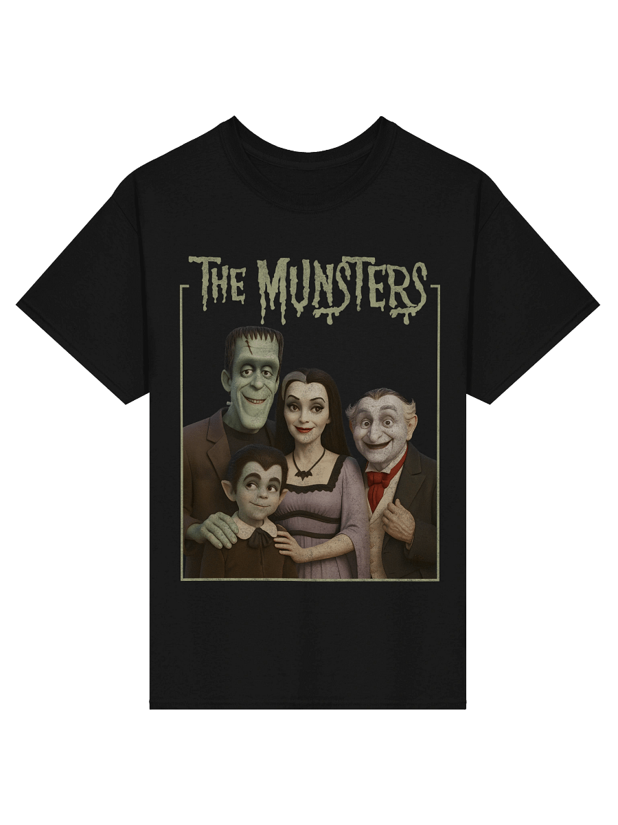 Munsters Family Portrait Vintage Halloween Tee product image (3)