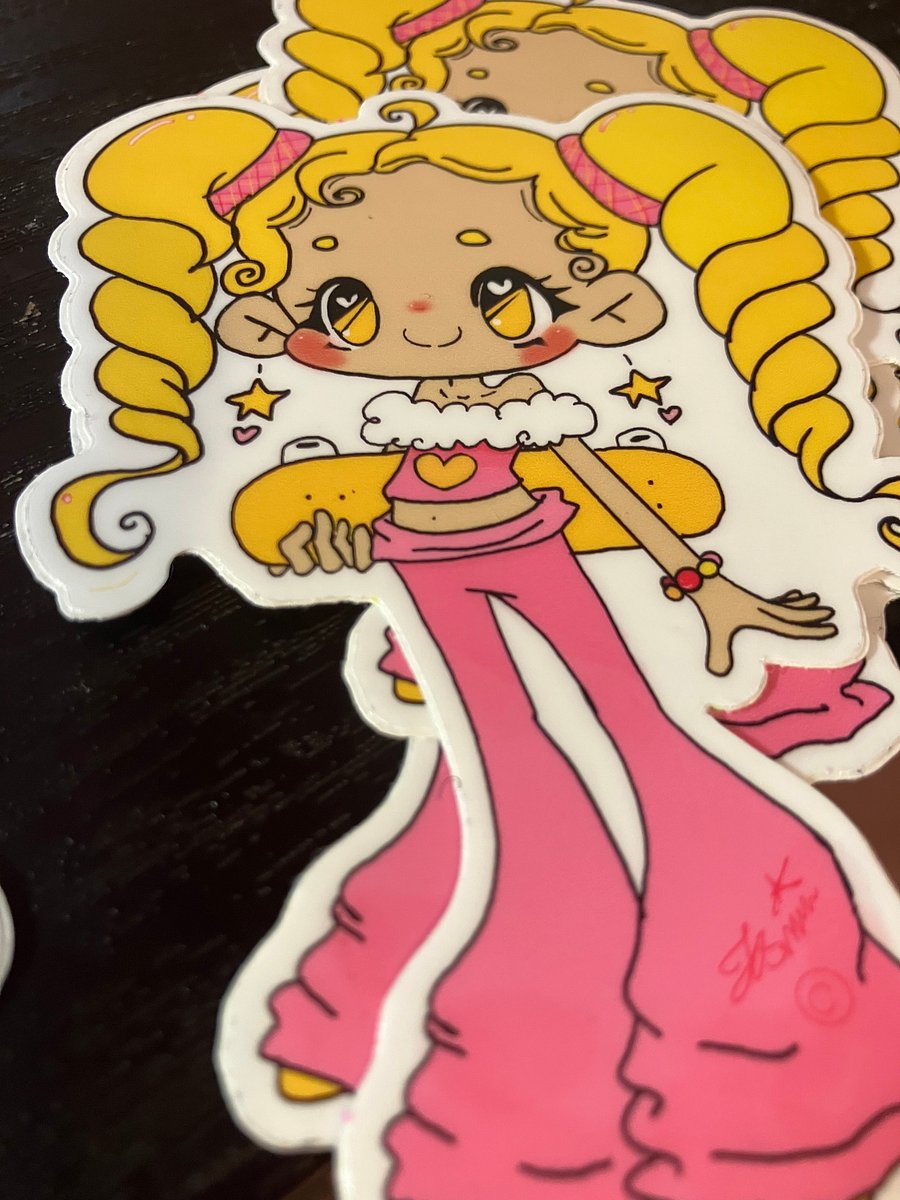 Strawberrysockzzz Skateboard Sticker - Yellow product image (1)