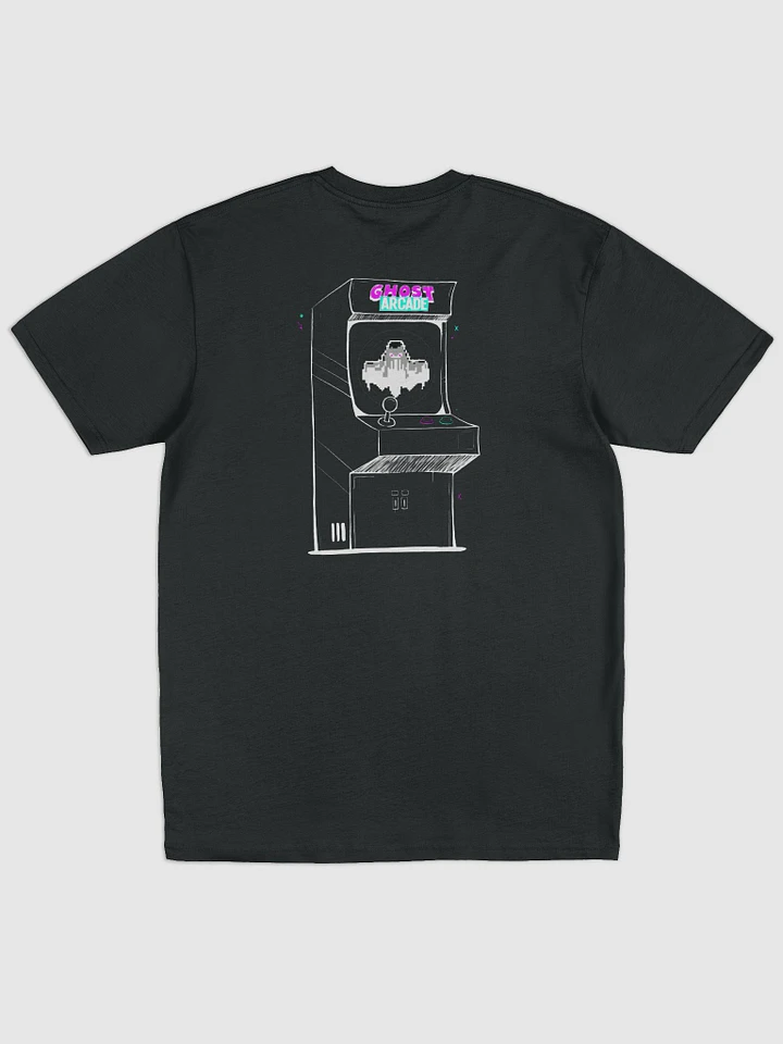 Gh0stie with Arcade logo on reverse Tee - Black product image (1)