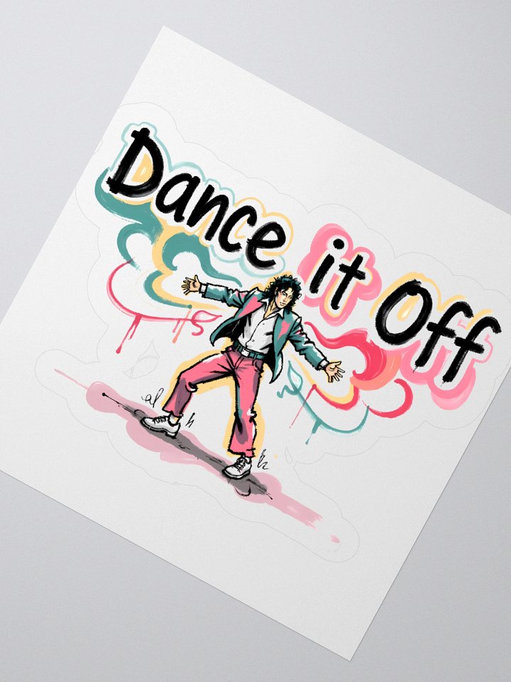 Graffiti Dance Party | 'Dance It Off' Vibrant Art product image (5)