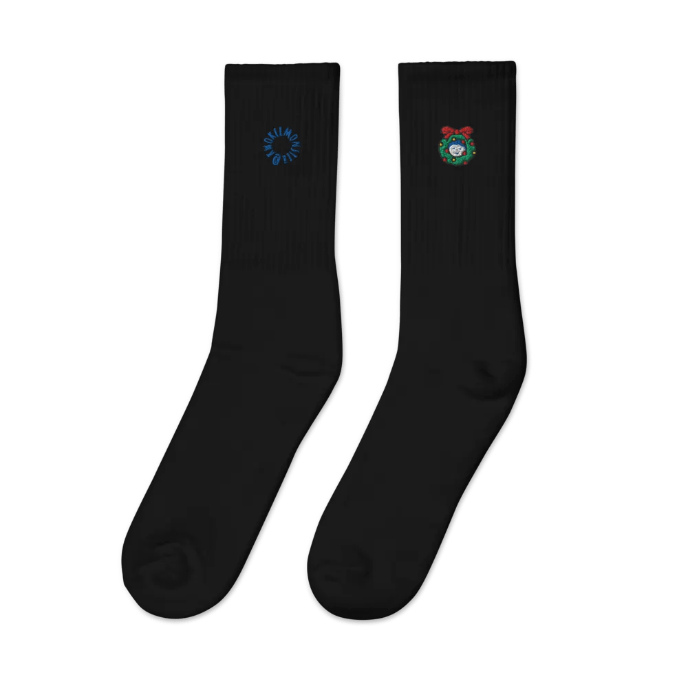 EMBROIDERED CREW SOCKS CHRISTMAS EDITION product image (4)