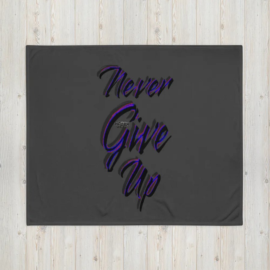 Never Give Up - Eclipse - Throw Blanket product image (4)