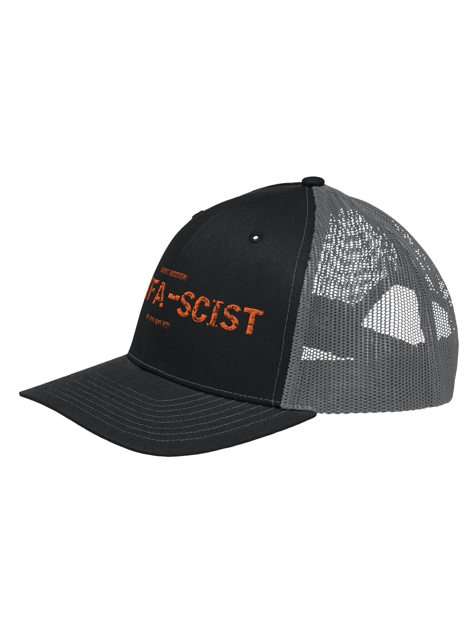 Bold Anti-Fascist Trucker Hat product image (2)