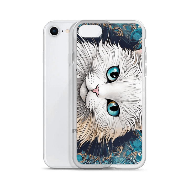 Fluffy White Cat iPhone® Case product image (51)