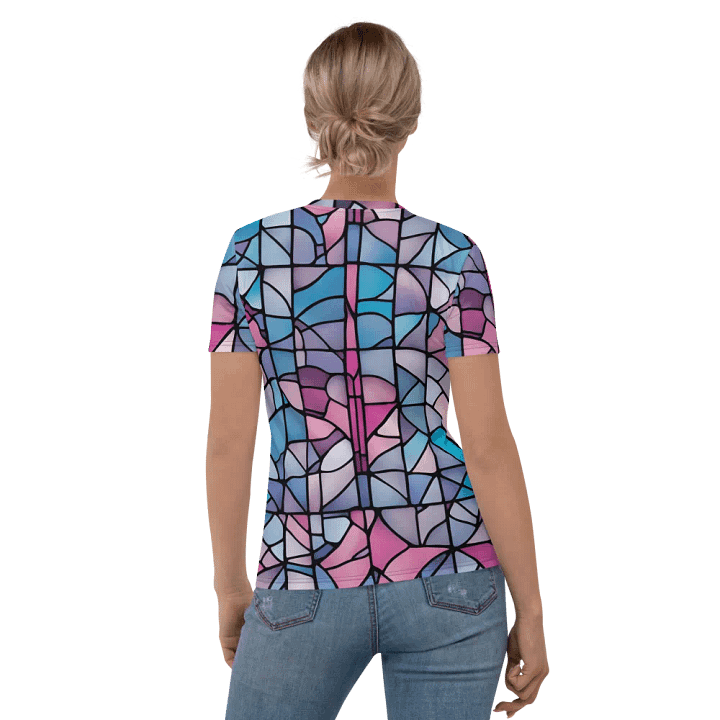 Symmetrical Stained Glass Dreams Women's T-Shirt product image (1)