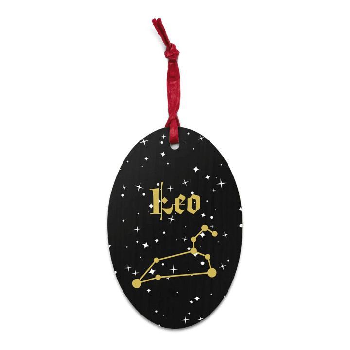 Celestial Leo Wooden Ornaments product image (3)