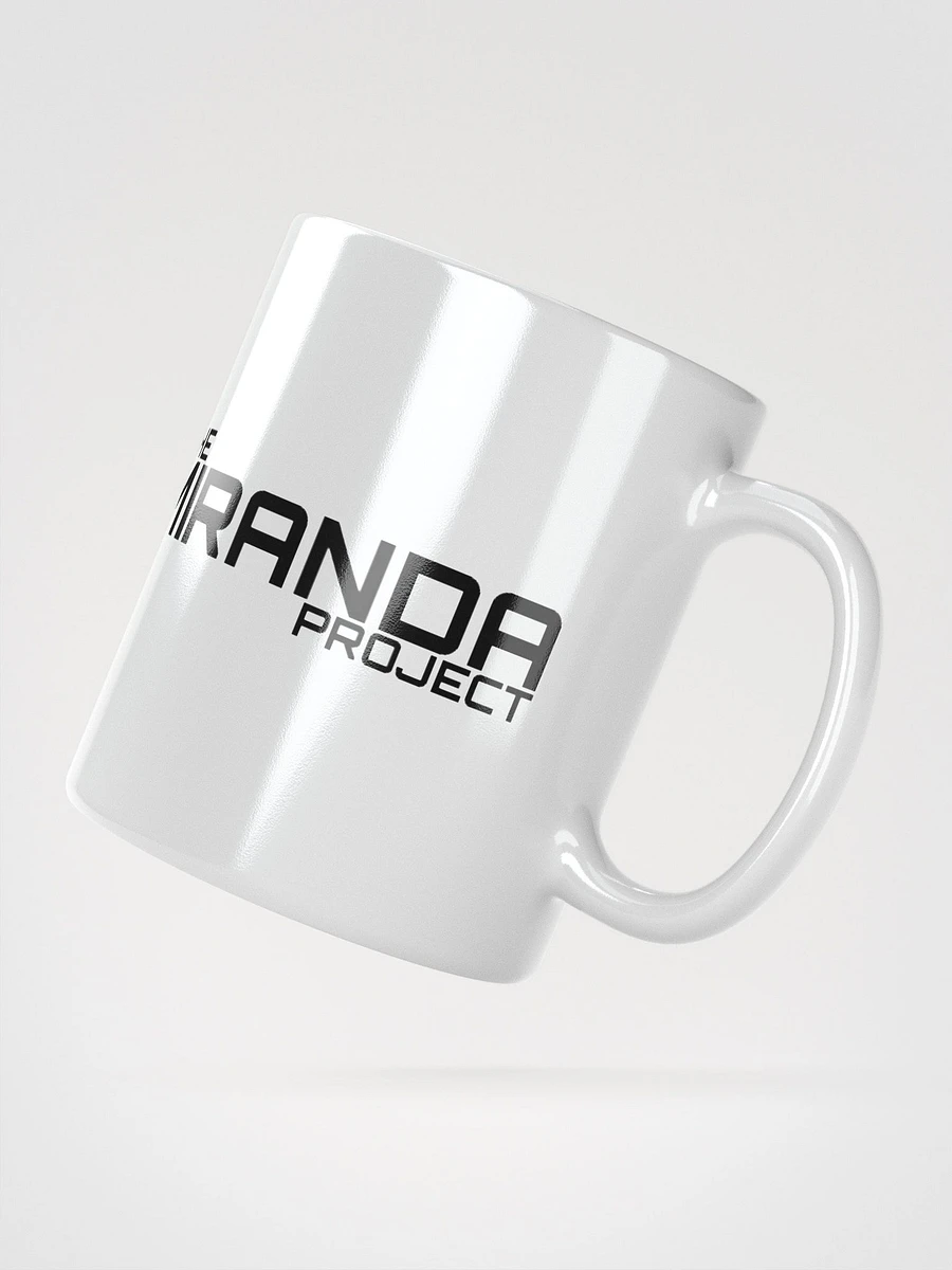 The Miranda Project Logo White Ceramic Mug product image (2)