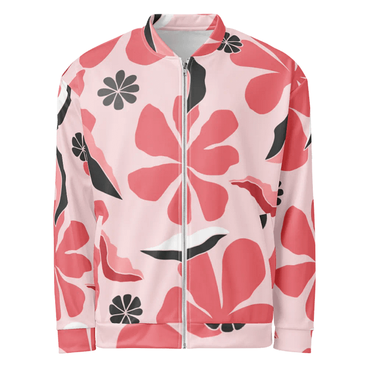 Blossom Burst Custom Bomber Jacket product image (2)