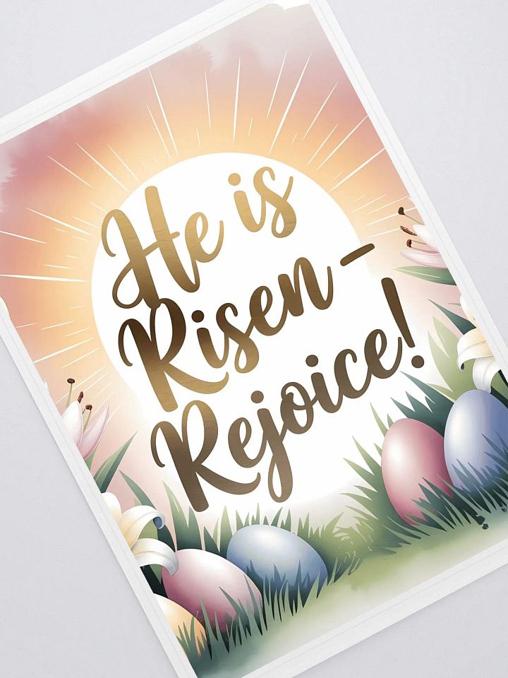 Rejoice: He is Risen Sticker Sheet product image (1)